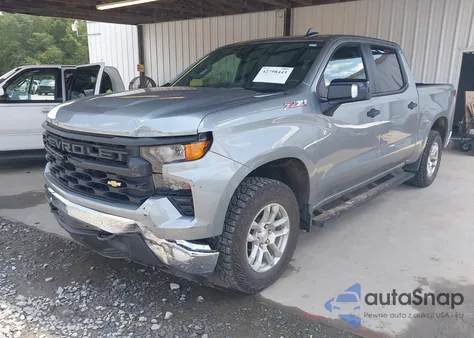 2024 Chevrolet Silverado 1500 4Wd Short Bed Wt из США, поврежденный, VIN 2GCUDAED9R1266710